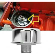 Tapón de Ventilación de Tapa de Válvula, Práctico Tapón de Llenado de Aceite de Aleación de Cromo, Estilo Push In, Resistente a la Corrosión para SBC SBF 327 350 302 454 502,37331945 - Multicolor - Ver 2