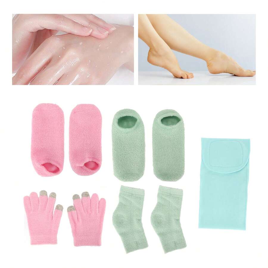 TendenciaGel Hidratante Guantes Calcetines Reutilizables ReparaciónCalidad premium - 1 - Ver 1