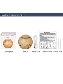 1pc USB 200ml Mini Mushroom Humidifier With Timer, 7-Color Lights, Quiet Operation, Suitable For Home Use, Essential Oil Diffuser - Multicolor - View 9