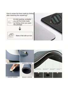 1pc Cat Print Pet Food Mat, Pet Pad, Suitable For All Seasons, Can Be Used As Dog/Cat Cage Mat