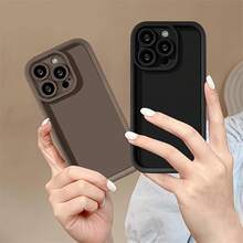 [Stoßfeste  Hülle] Stoßfeste Anti-Fall Weiche Hülle für  15 14 11 12 13 16 Pro Max 14 15 Plus, Handyhülle für verschiedene  Modelle, einschließlich  16 Pro Max, 16 Plus, 16, 16 Pro, 15 Pro Max, 15 Pro, 15 Plus, 15, 14, 14 Plus, 14 Pro - Schwarz - Übersicht 5