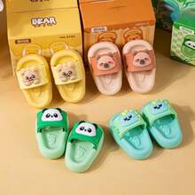 2pcs Creative Rubber Erasers, Cute Slipper Shaped Erasers, Cartoon Animal Design Erasers