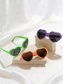 1/3 新款情人节心形眼镜，适合街头摄影和写真拍摄 - 彩色 - 查看 2