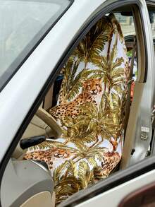 1件装超细纤维汽车座椅套，速干吸湿面料，适用于卡车、SUV、车等车型，运动后使用更舒适，安装简便，可机洗。