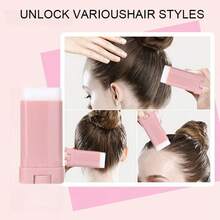 2PCS Hair Wax Stick, Hair Slick Back Stick For Women And Kids, Anti-Frizz And Fly Away Hair Tamer, Hair Finishing Slick Stick For Flyaways, All Day Hold Styling Product For Smoothing Hair Strands - 紫色 - 查看 4