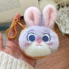 1件装 疯狂朱迪思·尼克斯零钱包、耳机盒、学生收纳包、吊坠、装饰品、礼物、随机款式、新年礼物、情人节礼物、复活节礼物 - 彩色 - 查看 3