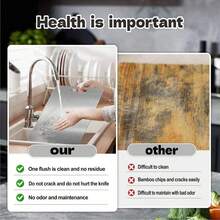 3pcs High-End Titanium Steel Double-Sided Cutting Board - 100% Pure Titanium Material, Hygienic And Multi-Functional Cutting Board, Suitable For Meat, Fruits, Vegetables, Etc. - Multiple Sizes To Meet Different Cutting Needs. Kitchen Cutting Board Set - Cutting Board - Stainless Steel Cutting Board - Suitable For Hygienic Kitchen Tools - Multiple Sizes Of Cutting Boards - Stainless Steel Kitchen Accessories. - 彩色 - 查看 6