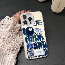 Funda de Teléfono Linda Funda de Teléfono: Funda Plateada de Patrón Creativo de Alta Gama, Adecuada para iPhone 17 Air, 16, 15, 14, 13, 12, 11, Serie Plus Pro Max, Funda de Moda Antimanchas y a Prueba de Golpes para Mujeres y Hombres - 1 pieza - Ver 1