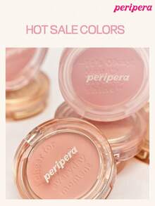 K-Beauty Peripera Solid Color Powder Blush Palette, Matte Powder Blush, Fine Powder Blush, Non-Caking, Long-Lasting, Multi-Purpose Makeup Palette, Nude Makeup, Face Makeup, Korean Makeup, Korean Cosmetics - #02 Milk Tea (new) - View 8