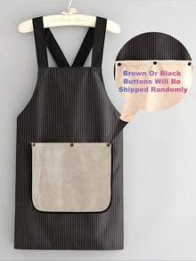 这款男女通用的加厚可拆卸毛巾围裙，防水防油，易于清洁，经久耐用，并带有可拆卸口袋。这款防护围裙是烘焙爱好者和烧烤爱好者的必备之选。适用于厨房、厨师、家庭烹饪、清洁和户外烧烤。 - 彩色 - 查看 4