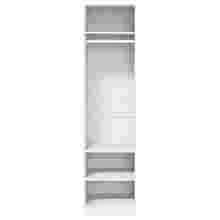 Wardrobe White 50x50x200 Cm Engineered Wood - White - View 6