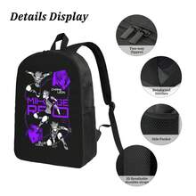 Meguru Bachira Blue Lock Anime Manga  School Student Work Backpack Fits 15 Inch Laptop Lightweight Daypack - màu đen - Xem 6