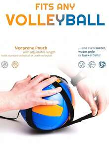 1 قطعة من معدات التدريب على الكرة الطائرة، متوفرة بألوان متعددة (الكرة غير مشمولة)، مناسبة للتدريب الفردي، تشمل مدرب الذراع والطرف، حزام خصر قابل للتعديل للكرة، مناسب لتدريب مبتدئي كرة الطائرة وكرة القدم، ممارسة التحكم بالكرة - متعدد الألوان - مشاهدة 5