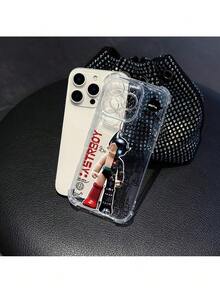 Anime-Themed Flying Robot Phone Case Compatible With Iphone Models 16, 15, 14, 13, 12, 11 Pro Max, X, XR, XS Max, 8, And 7 Plus, Featuring A Transparent Soft Back Cover Designed To Prevent - Mixed Colors 1 - View 1