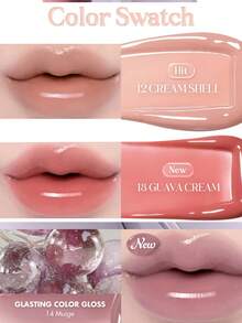 Rom&nd Romand Glasting Water Tint, High Viscosity, Creates Glossy And Hydrated Lip Makeup, Glass-Like Shine, Jelly-Like Texture, 6-Hour Moisturizing, Vegan Formula, Portable, Creates Korean Dewy Lip Makeup, Shiny On Camera, Moisturizes Dry Lips, Korean Cosmetics - 12 Vỏ kem - Xem 3