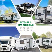 1pc 210D Oxford Cloth Outdoor RV Cover, Dust-Proof Sunshade UV Protection Camping Roof Tent, Removable And Reusable