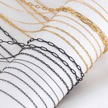 1m Fashionable Stainless Steel Extra Thin Cross Chain, Suitable For DIY Necklace And Bracelet Accessories - Chain - View 5