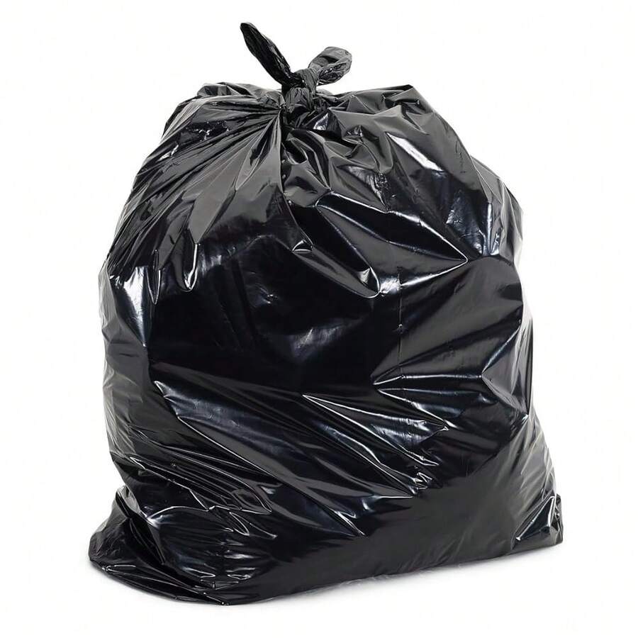 Plasticplace 12-16 Gallon Trash Bags, 1.0 Mil, Black Tall Garbage Can Liners, 24\ X 31\ (250 Case),1Count(Packof250),1.0mil.-24inchx31inch10mil24inchx31inch - 1.0mil.-24英寸x31英寸 10mil.-24英寸x31英寸 - 查看 1