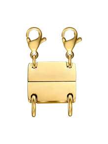 1 pieza Separador de collar magnético de múltiples capas, conector de joyería multicapa, tubo deslizante de cierre - Multicolor - Ver 9