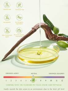 120毫升维生素E和橄榄油保湿面部精华液，面部补水、提亮、滋养妆前护肤品 - 青檸色 - 查看 5