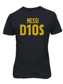 Barcelona Soccer God  D10S Farewell Legend Unisex Tee Tshirt - Black - View 1