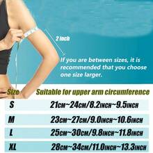 Adjustable Compression Elbow Pads With Breathable Thickened Sponge Padding Suitable For Fitness Volleyball And Basketball - Multicolor - View 2