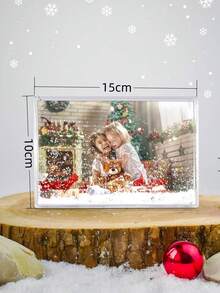 Acrylic Photo Block Gift, Photo Print Block, Picture Frame, Christmas Gift, Anniversary Photo Gift, Custom Acrylic Photo Block,Custom Photo Block Personalized Glass Effect Acrylic Your Own Photo Gift In Photo Block, Birthday Gift, Anniversary Photo, Wedding Gift - Multicolor - View 10