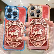 None For Huawei 70 PROULTRA  Moto G84 52 30 20 10 Glory 90 PRO X9 A B GooglePixel9 A PRO PROXL Fully wrapped anti-drop design, high transparency without obscuring the original phone color, electroplated frame exudes a premium feel - DDSJFSK-Golden-05NUnone - Ver 6