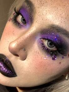 12 Colors Naked Heat Eyeshadow Palette, Luxurious Wizard Of Oz Gift Box, Matte Shining Sequins, Long-Lasting Waterproof Makeup Suitable For Party Women, Perfect Halloween Makeup Gift - 彩色 - 查看 2