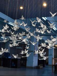 3 món đồ trang trí treo tường hình chim, chim bay bằng acrylic, mặt dây chuyền trang trí chim bay bằng acrylic trong suốt, đồ trang trí treo trần hình chim pha lê cho tiệc cưới, trang trí nhà cửa, trang trí phòng, trang trí tường, trang trí đám cưới, trang trí sinh nhật, trang trí tiệc, phông nền trang trí, cửa sổ, vườn, phòng ngủ, ngoài trời, quà tặng sinh nhật. - Trong sáng - Xem 5