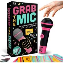 Funny Party Essential Lucky Egg Family Interactive Karaoke Board Game With Foam Microphone, 125 Lyric Cards, 8+ Years Old, 2-10 Players, Kids Gift For Festivals - A - Xem 1