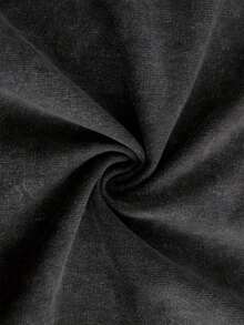 Men's Pattern T-Shirt Men's Heavy Weight In Spring And Summer 230g Vintage Washed Cotton Casual Short-Sleeved T-Shirt, Cross Totem Unlimited Image Shirt Pattern Top, Street Street Brand Style Logo Printing, Old Black Washed Texture To Adapt To Daily Wear, Unlimited Elements Superimposed Surfing Retro Design, Easy To Hold Hardcore Street Style. - màu đen - Xem 4