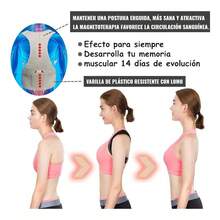 TendenciaFajas Para Hombre Con Chaleco Corrector De Postura MagnéticoCalidad premium - Blanco - Ver 5