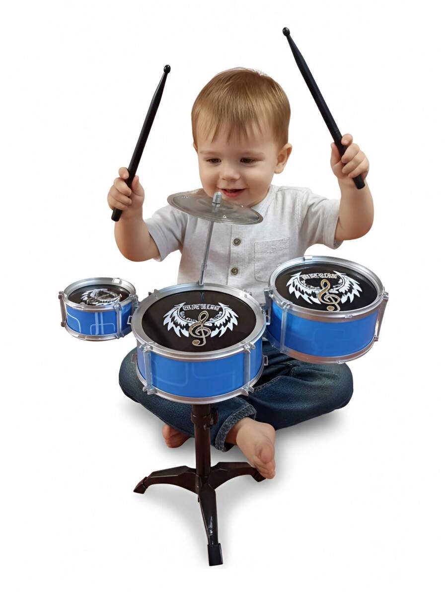 TendenciaBateria Infantil De Juguete Armado Facil AzulCalidad premium - 1 - Ver 1