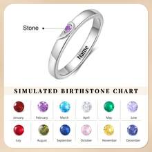 1pc Personalized Couple's Half Heart-Shaped Ring, Silver Couple Ring, Gold-Plated Diamond Heart Ring - Silver - View 7