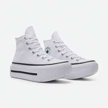 Converse 女士 Chuck Taylor 季节款高帮帆布鞋 A12976C - 白色 - 查看 6