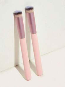 1pc Women Makeup Concealer Brush, Foundation Brush, Concealer Brush, Blush Brush, Contour Brush, Blush Brush, Bronzer Brush, Powder Brush, Foundation Brush, Blush Brush - Watermelon Pink - View 5