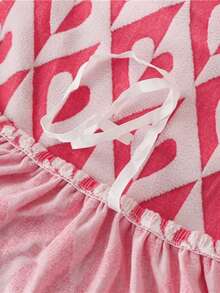 波西米亚巴洛克风格弹力沙发套 - 透气、宠物友好、可机洗，涤纶和氨纶混纺面料，花卉提花图案，适用于一至四人沙发 - 180克/平方米，客厅家具装饰 - 粉色 - 查看 9