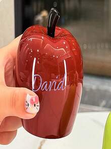 1pc New Apple & Pear Toothpick Holder, Customizable Logo & Text, High-Quality Cotton Swab Storage Box, Cute & Creative Toothpick Dispenser - Multicolor - View 6