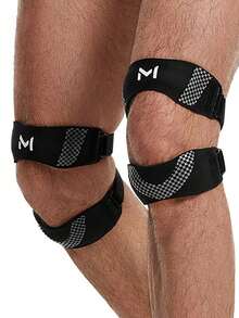 1pc Adjustable Patella Strap, Sweat-Absorbent Knee Band For Running, Basketball, Jump Rope, Fitness - Multicolor - View 10
