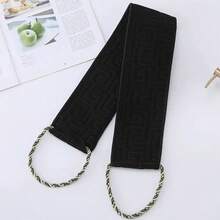 1pc Long Handle Back Scrubber - Dual Texture Bath Towel, Unisex Exfoliating Strap, Ergonomic Grip Design, Durable Polyester & Sponge Material Deep Cleansing, Soothing Exfoliation - Self-Care Essential, Practical For Autumn/Winter, Household Necessity - Multicolor - View 12