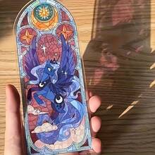 MY LITTLE PONY 我的小马驹亚克力桌面摆件，高端双层卡通人物模型，色彩缤纷的手工房间装饰，送给朋友和粉丝的最佳礼物，理想的派对中心装饰和置物架装饰 - 彩色 - 查看 7