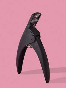 1pc Plastic Handle U-Shaped Nail Clipper, Multi-Color Manicure Nail Cutter, DIY French Nail Trimmer, Upgraded Nail File, Adjustable Nail Clipper For Nail Tip Trimming