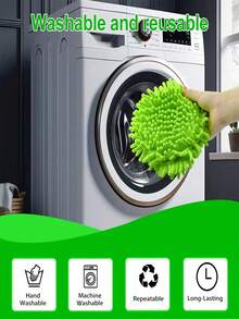 1/2/3pcs Replacement Heads For O-Cedar Easywring Spin Mop, Chenille Mop Refill - Multicolor - View 3