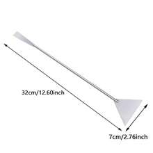 4 件装水族用品不锈钢水草夹直打磨镊子弯打磨镊子弯打磨剪刀平打磨铲