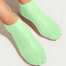 硅胶保湿足套和手套套装 - 凝胶保湿袜、保湿手套，专为女性足部护理设计，适用于干燥、粗糙的足部，女性足部护理工具套装 - 彩色 - 查看 7