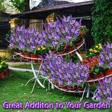 GCTECHING 1pc Purple Solar Powered Butterfly Lavender Light, Waterproof Outdoor Garden Lawn Light, Artificial Butterfly Flower Light, Street & Yard Decor Light, Suitable For Patio, Path, Lawn, Yard Decoration - Solar-powered Lavender Butterfly Lamp - View 5