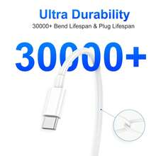 一套 USB-C 20W 墙式充电器适配器，配 100 厘米 USB-C 转 Type-C 充电线，兼容 17/16/15 Pro Max Plus/快速充电套装 - 白 - 查看 9