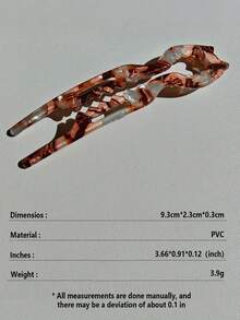 1个醋酸猫耳发夹 | 法式盘发固定器，适用于各种发型，适合所有发质，男女皆宜，情人节和感恩节礼物，猫耳醋酸发夹，女士U型发夹，简约优雅的发髻发夹，女士发饰，适合日常生活、婚礼、派对、新娘发饰、女士配饰、女士发饰、女士礼物、发型发夹、头部配饰、女士发饰、伴娘礼物 - 彩色 - 查看 11