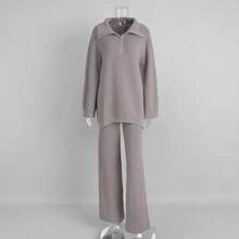 Women Sports Sweater Co-Ords